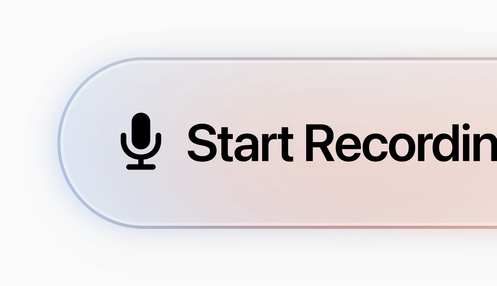 Background recording interface